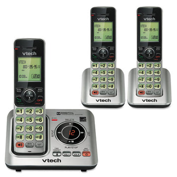 Vtech® Cs6629-3 Cordless Digital Answering System, Base And 2 Additional Handsets freeshipping - TVN Wholesale